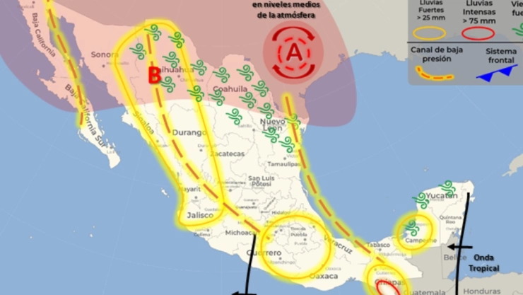 clima mexico 4 de julio