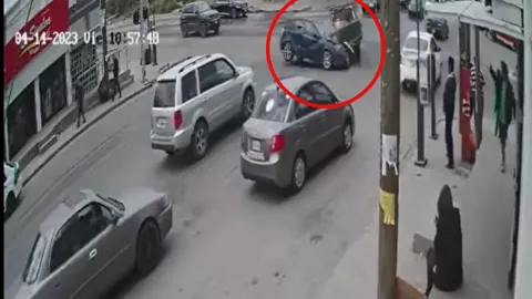 Choque en la anabel de Tijuana