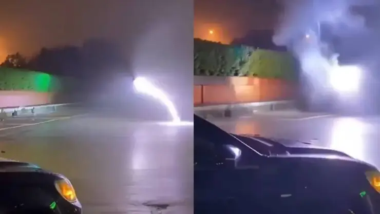 Captan supuesto rayo globular en Nueva York y video se viraliza