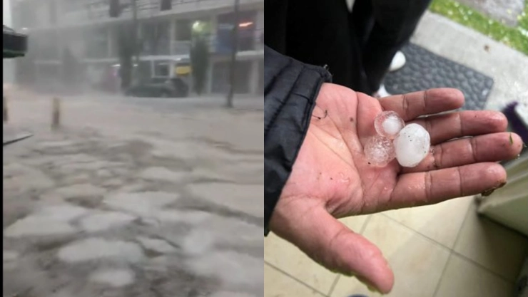 GRANIZADA en Cuautlancingo