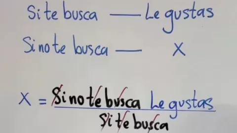 ¿Le gustas o no le gustas? Esto dicen las matemáticas simples