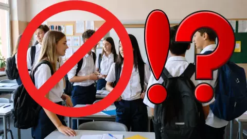 Cancelación de clases por norte en Veracruz