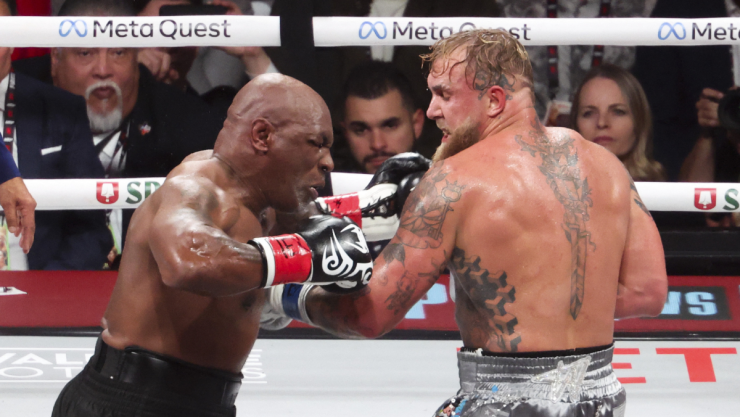Jake Paul y Mike Tyson