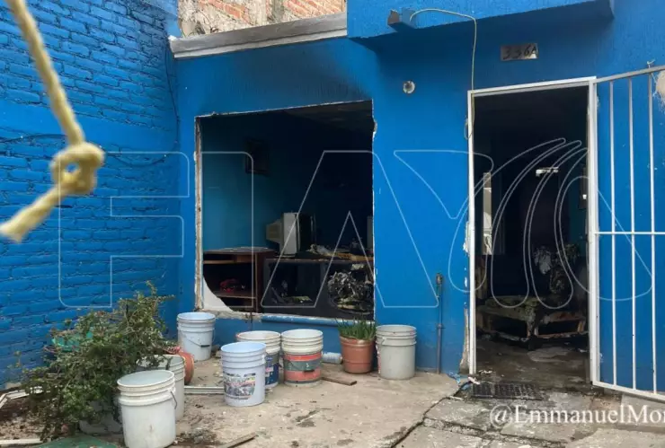 Incendio en vivienda de Villas de San Juan hoy 19 enero 2024