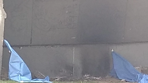 persona calcinada puente Gustavo A. Madero