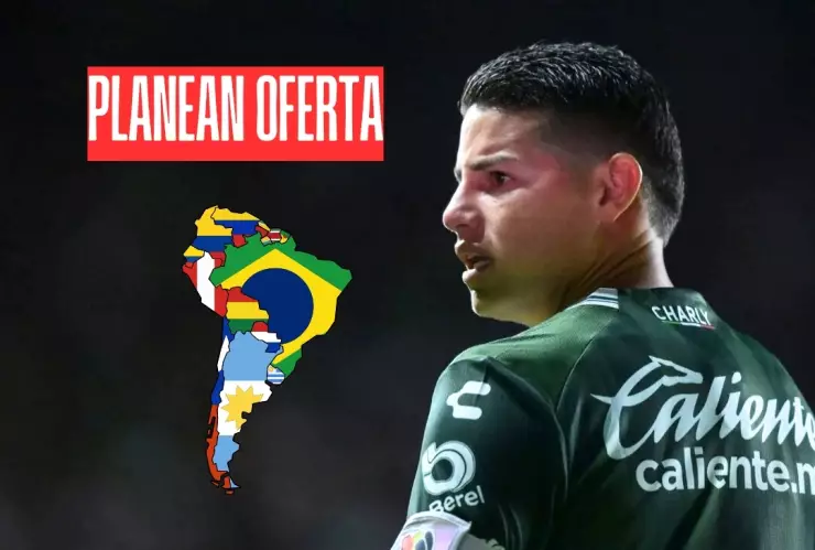 Club de Sudamérica planea ofertar cuanto antes para sacar a James Rodríguez México