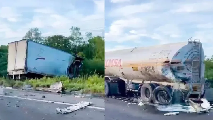 Fuerte choque en la carretera Mazatlán Culiacán