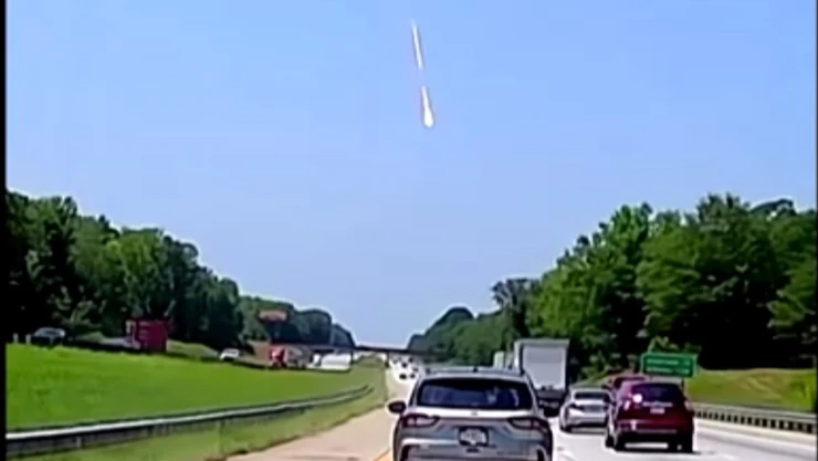 ¿Qué fue la bola de fuego vista en Carolina del Sur?
