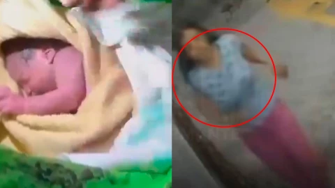 Encuentran a bebé abandonado en bolsa en Ecatepec