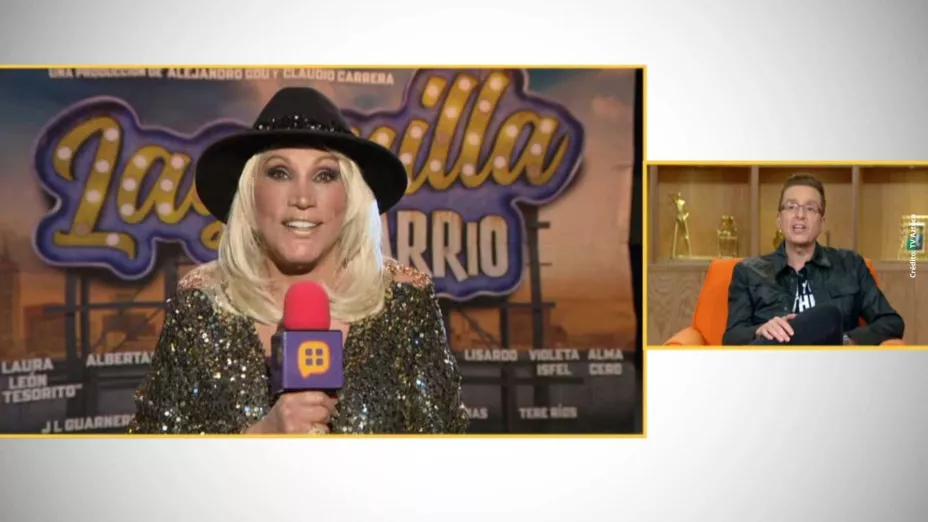 Laura León habla de su primera aparición en el teatro.