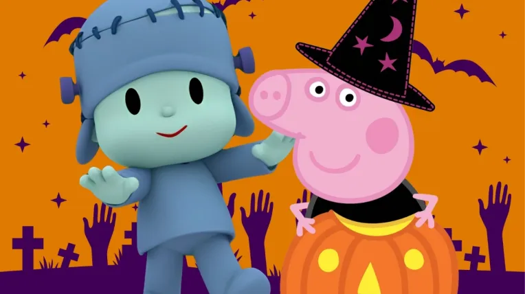 4 capítulos de Peppa Pig y Pocoyó para niños que tienen miedo a Halloween
