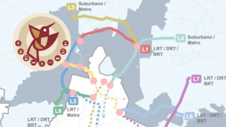 Mapa del Metromex Así lucen las ocho rutas del nuevo Metro del Edomex en el Plan Colibrí.jpg