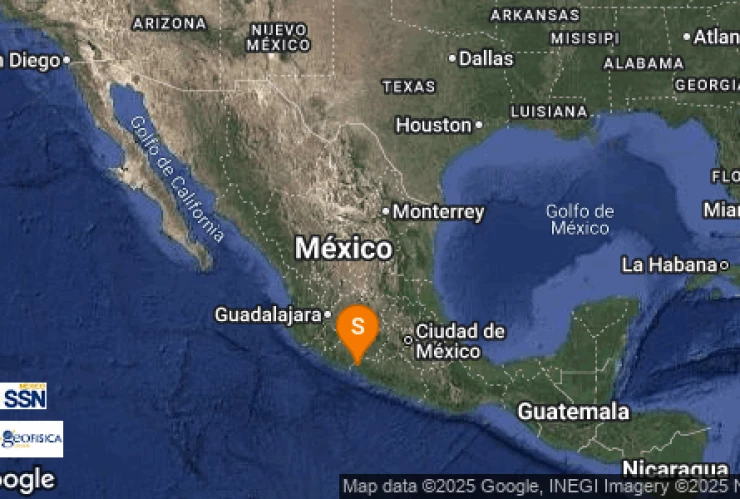 Reportan sismo de magnitud 4.1 en Las Guacamayas, Michoacán; ¿se sintió en Jalisco?