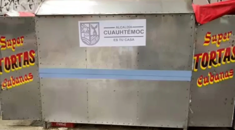 rótulos comerciantes Cuauhtémoc