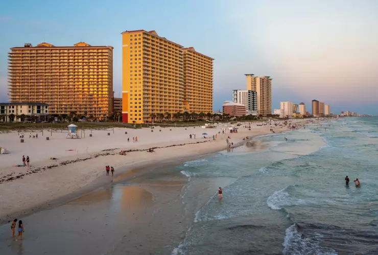 Costa de Panama City Beach en Florida