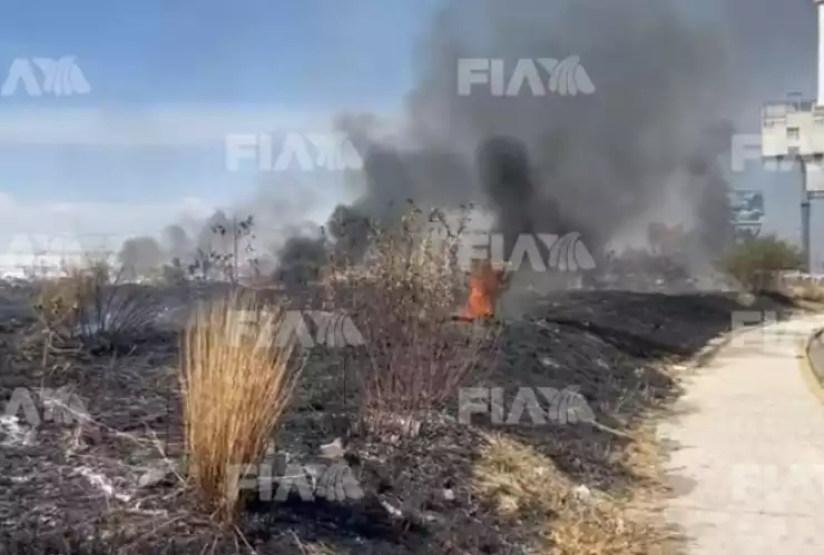 incendio en el Periférico Ecológico