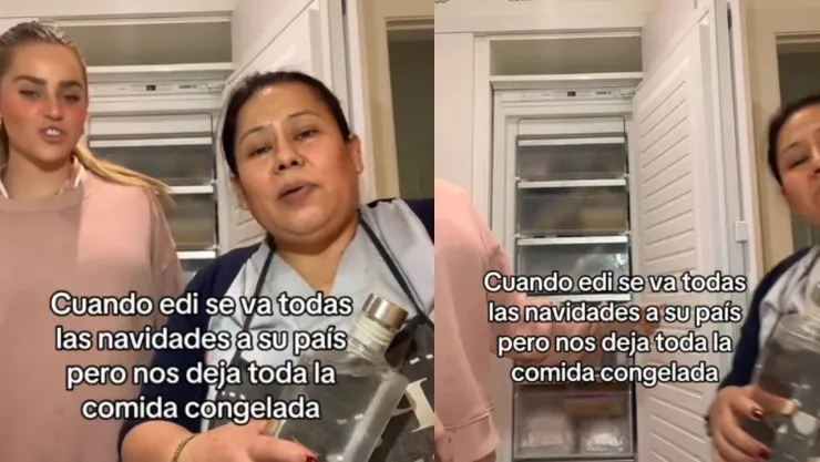 Empujan a empleada doméstica