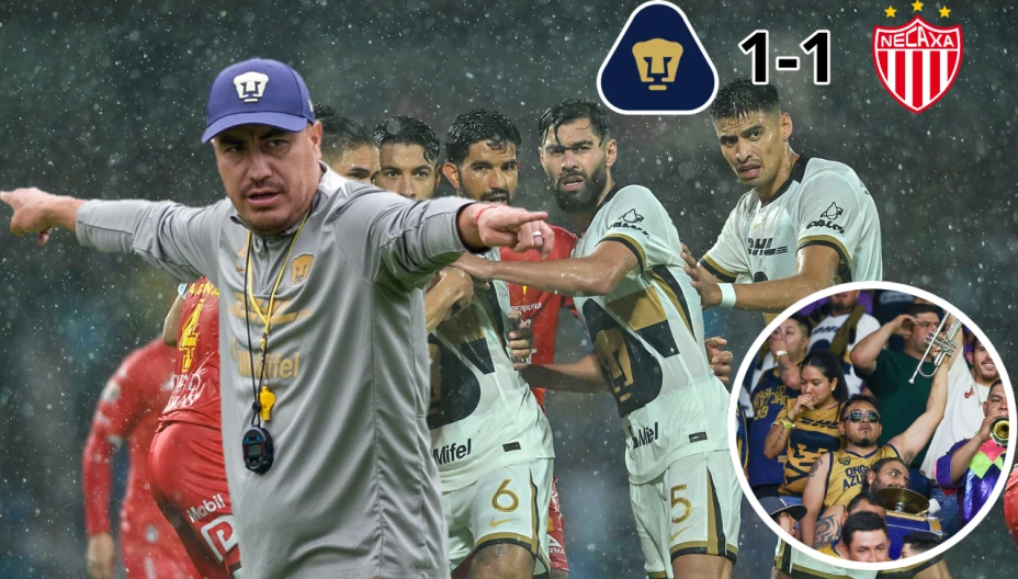 Efraín Juárez confío en ellos, jugaron mal ante Necaxa y aficionados de Pumas estallaron