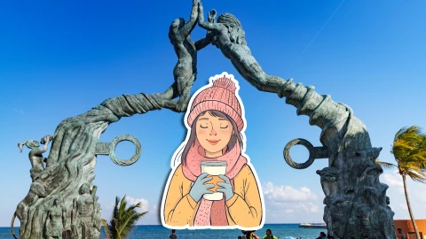 ¡Fresco carnaval! Esta es la hora de más fresco en Playa del Carmen HOY 16 de febrero de 2026.webp