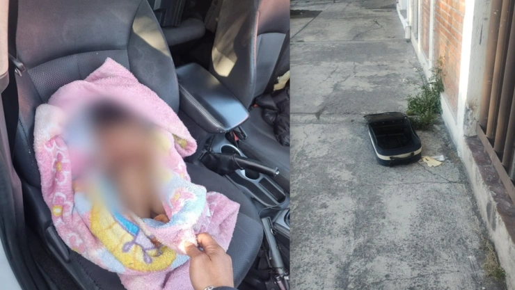 niño abandonado la loma maleta