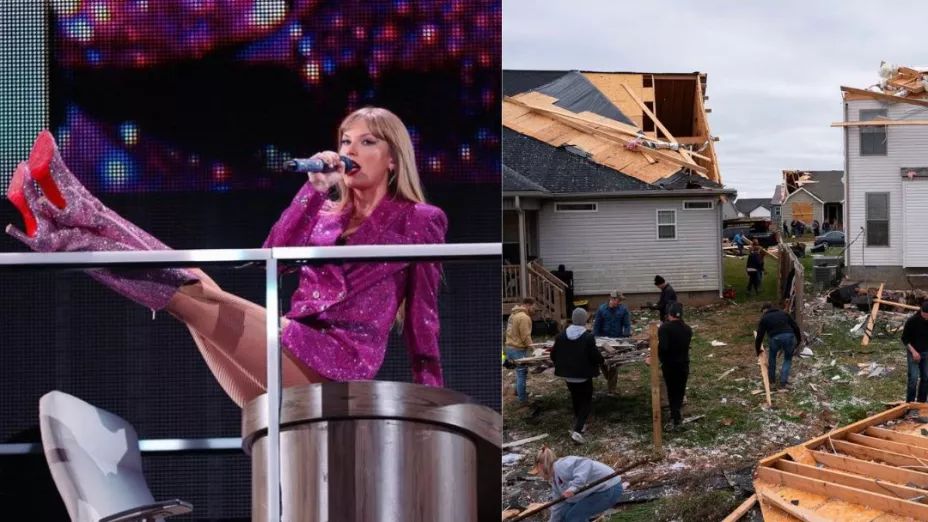 Taylor Swift donó un millón de dólares a víctimas del tornado