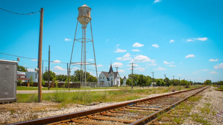 Paisaje de Anna, ciudad de Texas a una hora de Dallas