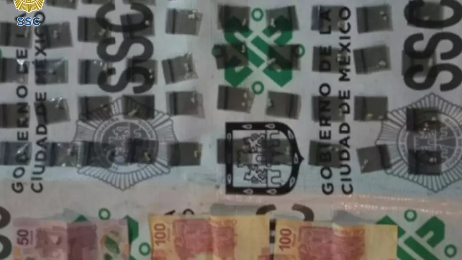 Droga y dinero en efectivo