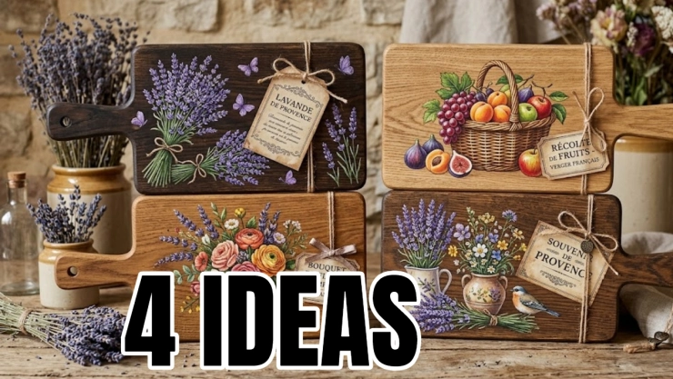 4 ideas de decoupage en madera para decorar la cocina: se ven hermosos al estilo francés