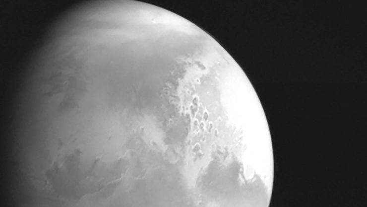 Fotografía de Marte tomada por la sonda Tianwen 1