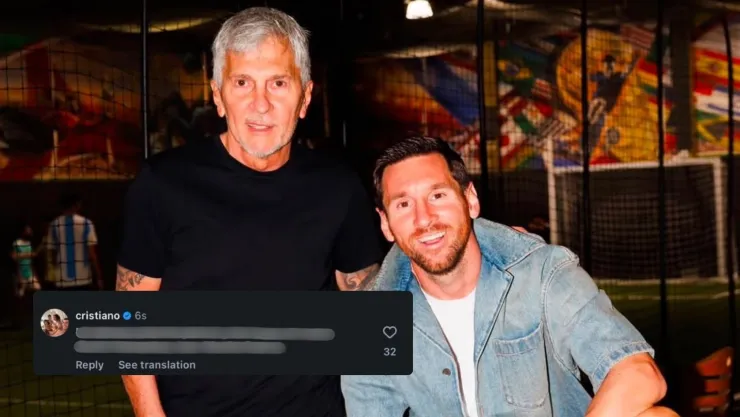 Cristiano Ronaldo contesta publicación de Messi