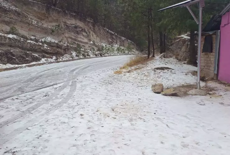 FOTOS: Frente Frío 27 y tormenta invernal cubre de nieve paisajes en México