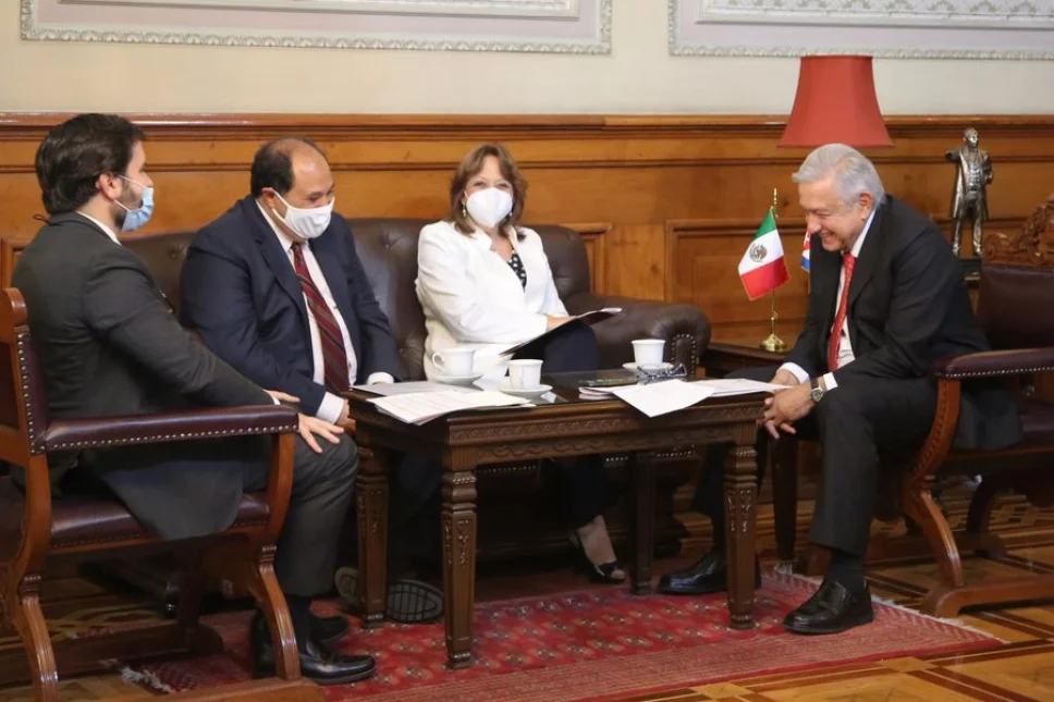 AMLO agradeció al presidente de Cuba el apoyo de médicos para combatir la COVID-19