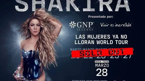 shakira sexta fecha las mujeres ya no lloran
