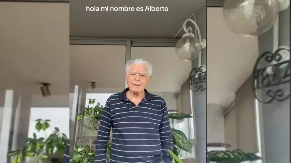 Hombre de 97 años busca por TikTok adultos mayores para formar un grupo de estudio