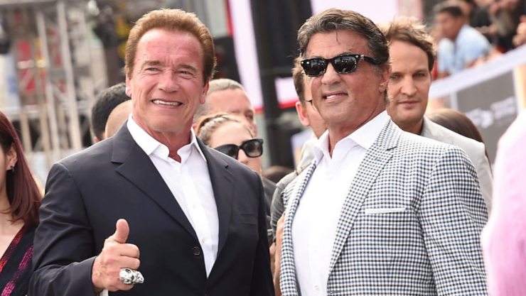 Rivalidad extrema entre Arnold Schwarzenegger y Sylvester Stallone