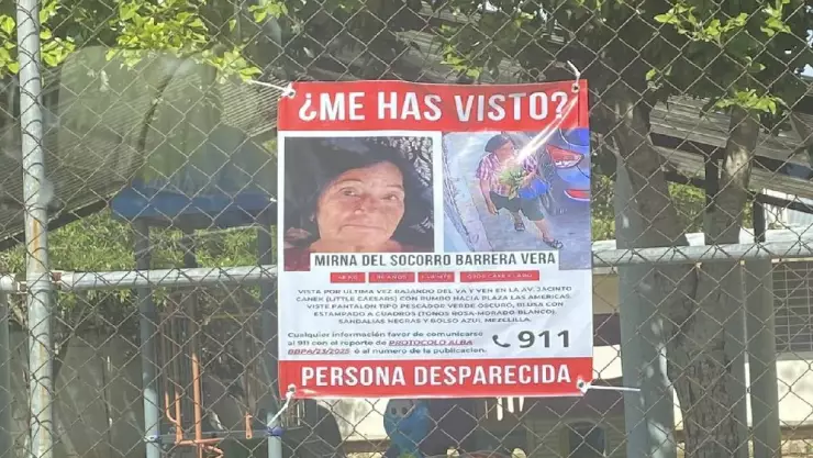 Continúa la búsqueda de doña Mirna en Mérida.