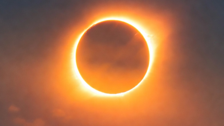 eclipse solar anillo de fuego febrero 2026
