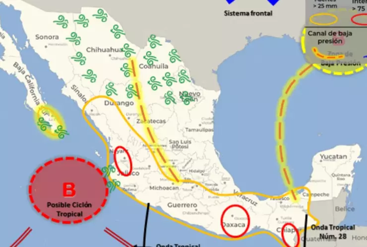 clima mexico 8 de septiembre