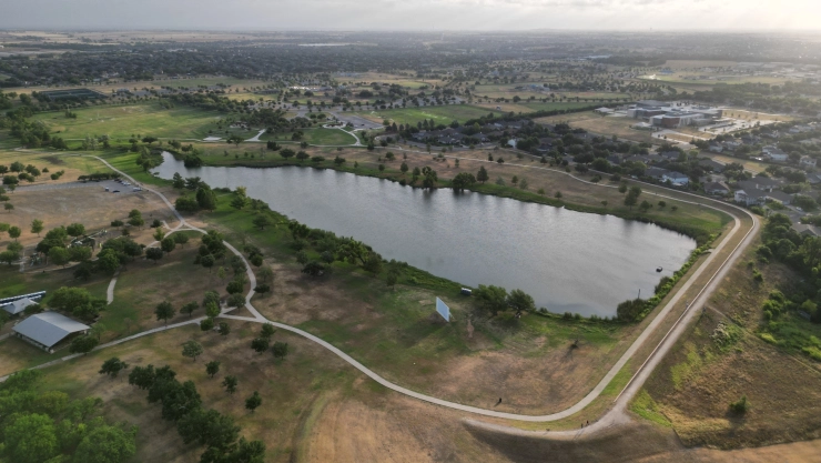 El parque Old Settlers de Round Rock, Texas, donde ocurrió el tiroteo