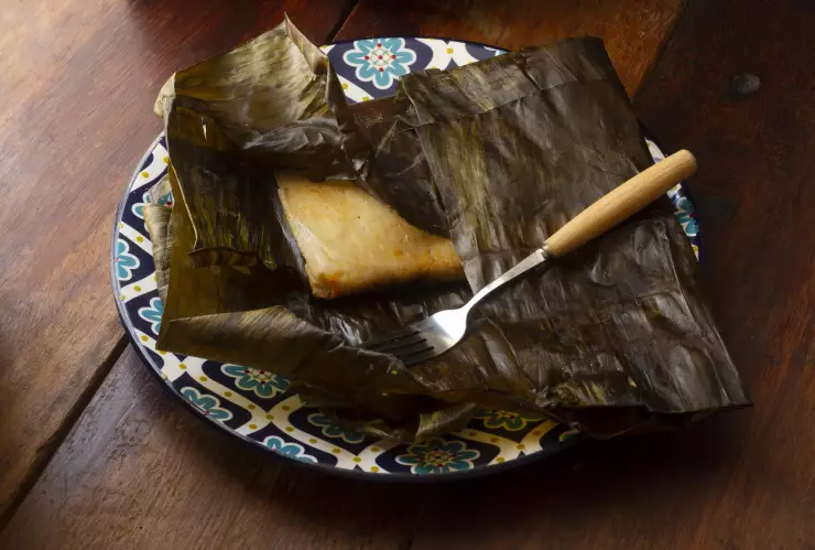 Tamales cena Nochebuena Chiapas
