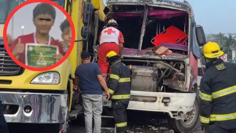 Brandon, víctima de accidente en Veracruz