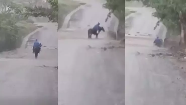 Hallan sin vida al hombre que fue arrastrado por la corriente con su caballo ¿Quién era?