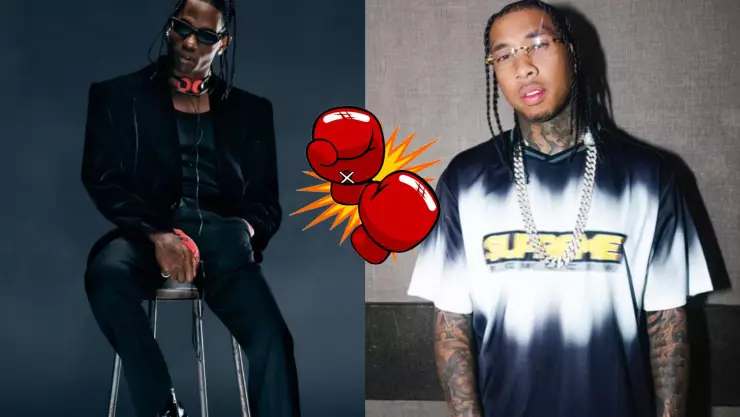 ¡Vuelan golpes! Travis Scott y Tyga protagonizan TREMENDA pelea en CANNES 2024; ¿fue por un ex amor? | VIDEO
