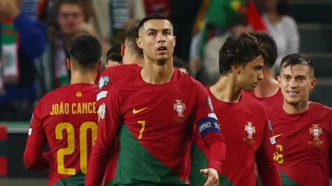 Cristiano Ronaldo con la selecci&oacute;n portuguesa