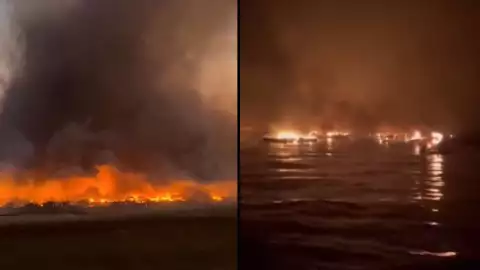 ¿Qué está pasando en la isla de Maui_ Hawái en llamas, gente huye nadando al mar.jpg