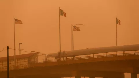 VIDEO | ¿Apocalipsis? Así fue la impactante tormenta de arena que cubrió Ciudad Juárez, Chihuahua