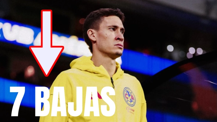 Rodrigo Dourado se suma a la lista: todas las bajas del América para el Apertura 2026