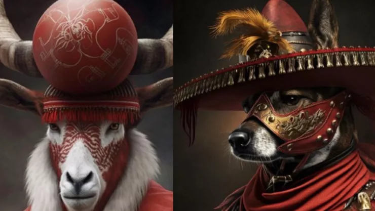 Así lucen las mascotas de los equipos de la Liga MX con inteligencia artificial