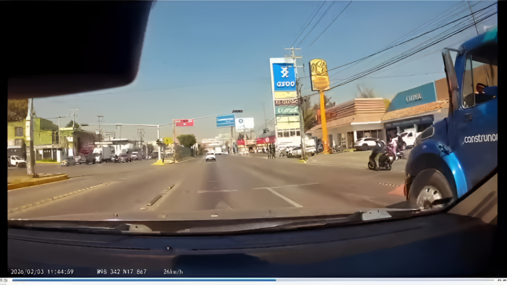 camión de la Guardia Nacional atropella a motociclistas ecatepec video