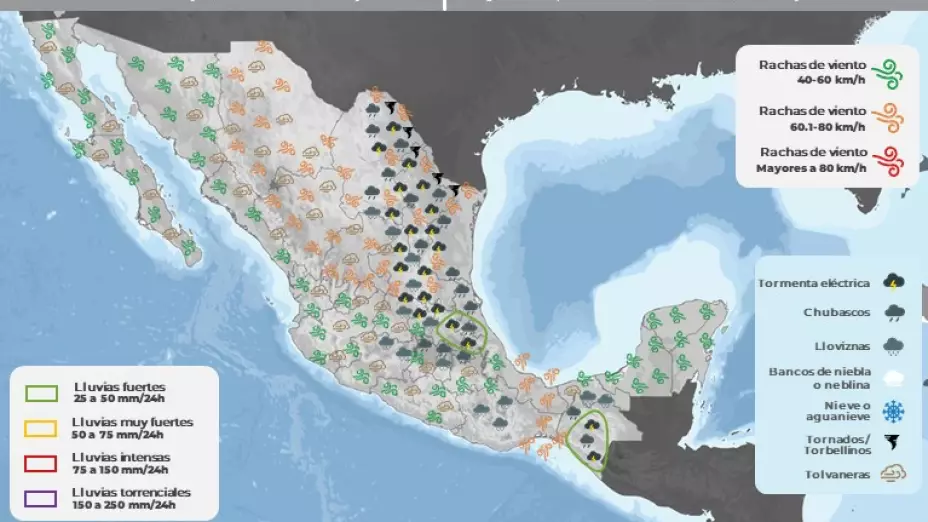 Clima en México hoy 13 de mayo, ¿lloverá hoy?